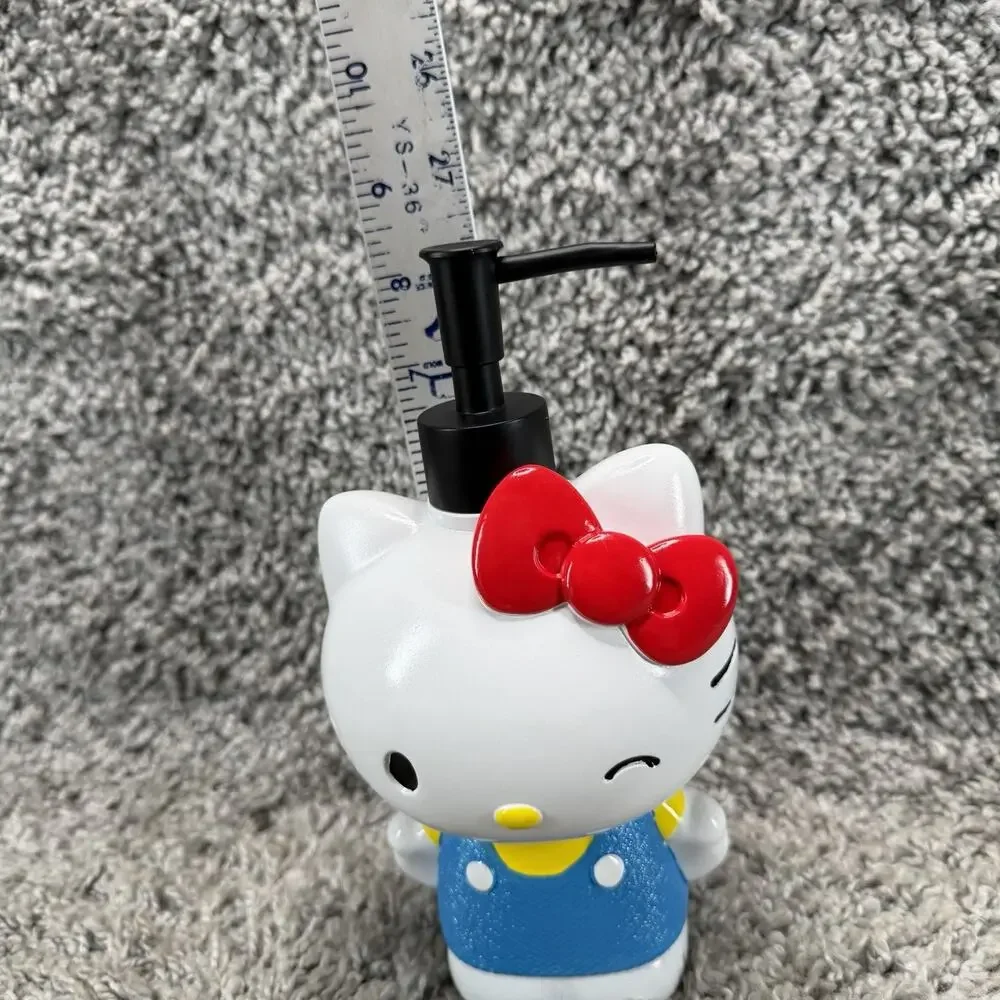 Sanrio Hello Kitty Ceramic Soap Bottle Dispenser Blue Home Decor Brand New
